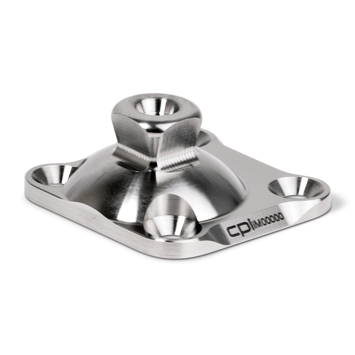 4-Hole Pyramid Adapter, Axial Offset, Titanium | College Park