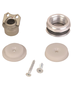 Screw valve for deep-drawing socket