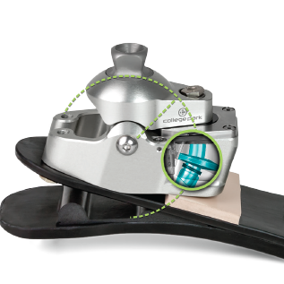 REVOLUTIONÄRER KURVENFÖRMIGER HYDRAULISCHER KNÖCHEL